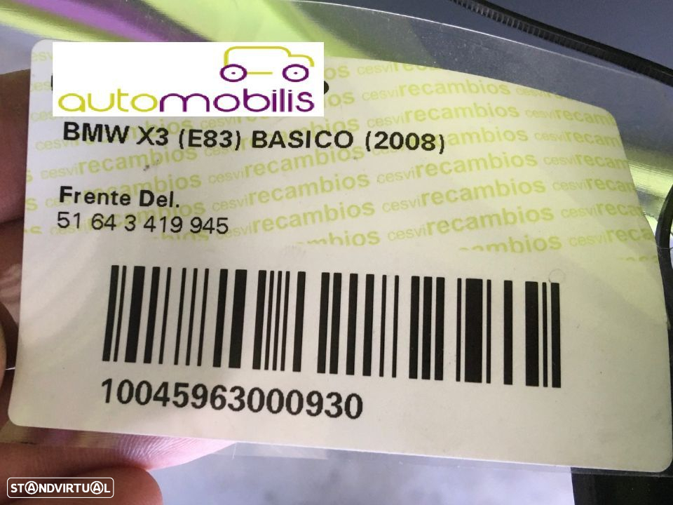 Frente em fibra BMX X3	2.0 150 Cv de 2008 - Ref : 1857418000 - NO240001 - 7