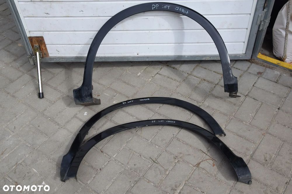 Honda Civic VIII UFO 06-11 LIFT Listwa nakładka błotnika CZARNA LAKIEROWANA prawa lewa - 1