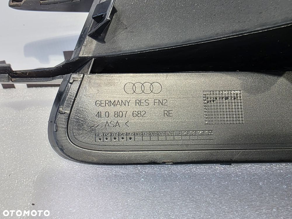 AUDI Q7 4L0 06- LEWA / PRAWA KRATKA BOCZNA ZDERZAKA PRZEDNIEGO PRZÓD NR 4L0807682 + 4L0807152 / 4L0807681 + 4L0807151 NR AUKCJI KB75 - 7