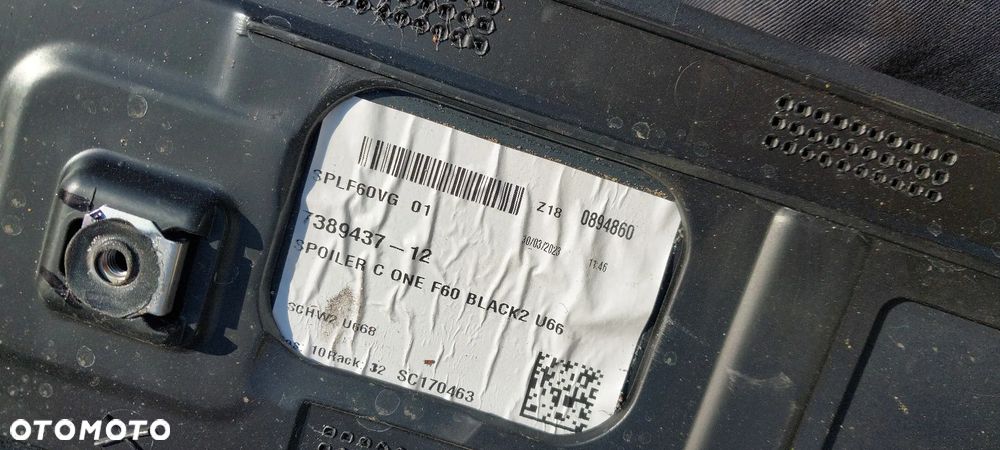 SPOILER LOTKA KLAPY TYŁ B58 Mini Countryman II (2017- 2023 ) F60 - 2
