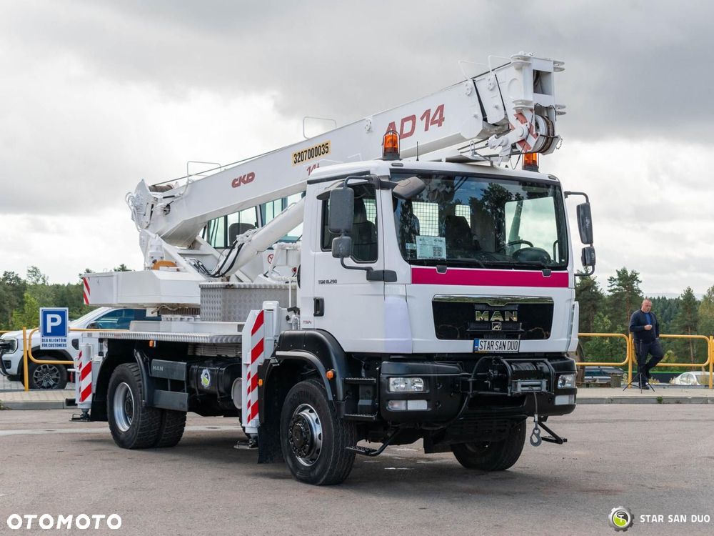 MAN Tgm 18.290 4x4 Ckd AD-14 Żuraw 14 t Wciągarka - 10