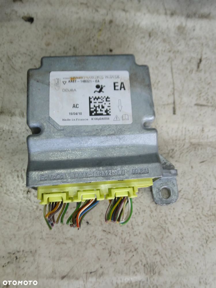 FORD FIESTA MK7 VII DESKA KONSOLA PODUSZKI AIRBAG PASY SENSOR KOMPLET ORYGINAŁ EUROPA - 10