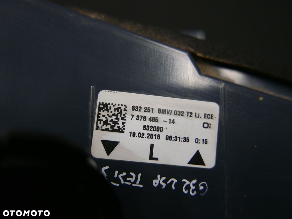 bmw g32 lampy tylne w klapę lewa prawa komplet - 11