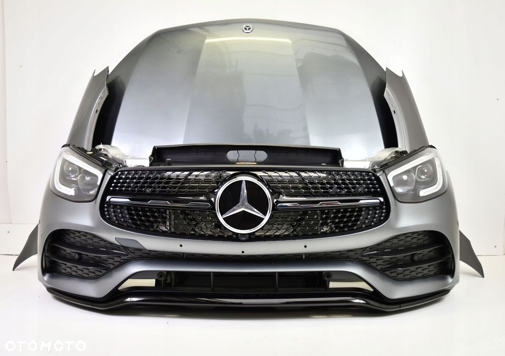 MERCEDES GLC W253 AMG PRZÓD MASKA BŁOTNIKI LAMPY PAS PRZEDNI - 1