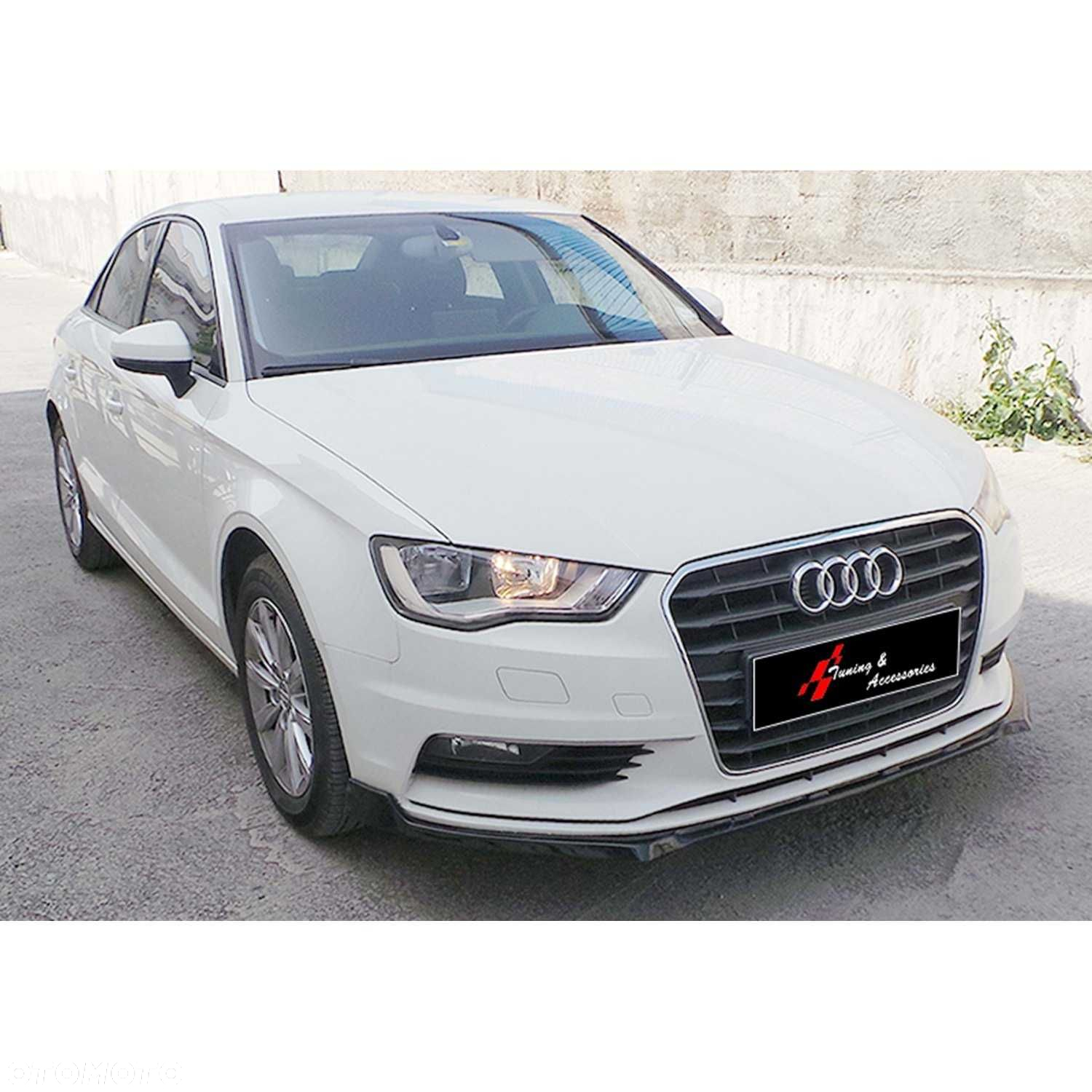 AUDI A3 8V 12-16 SPLITTER zderzaka przód dokładka tuning BLACK PIANO - 5