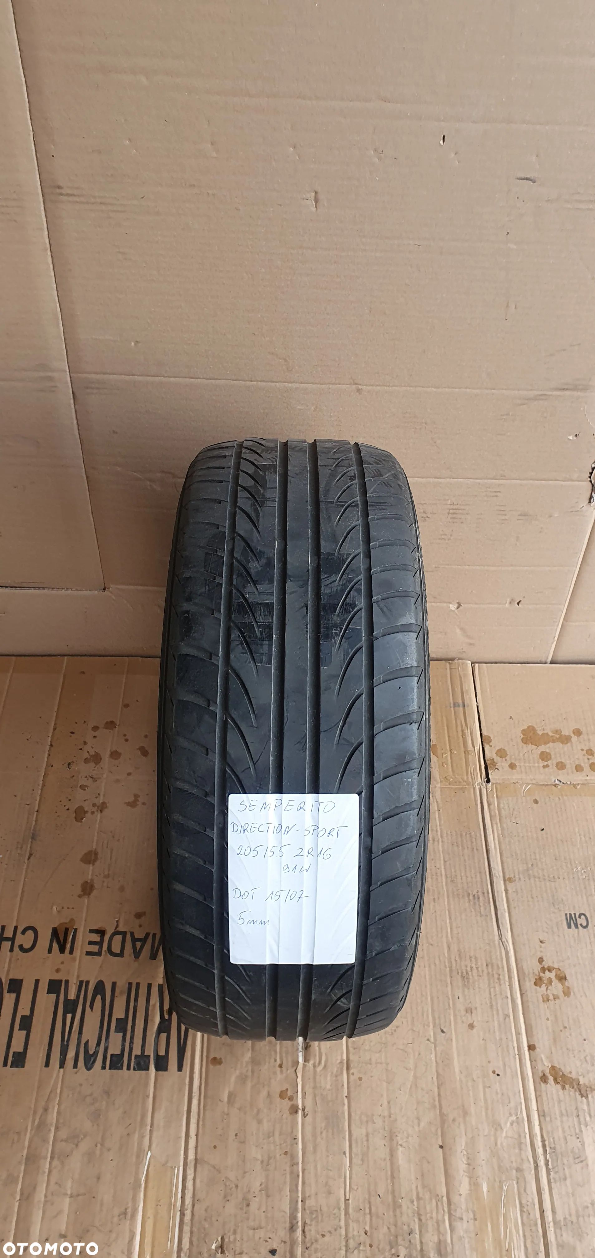 1X Opona Semperit Direction Sport 205/55 ZR16 5mm 1507 - 1