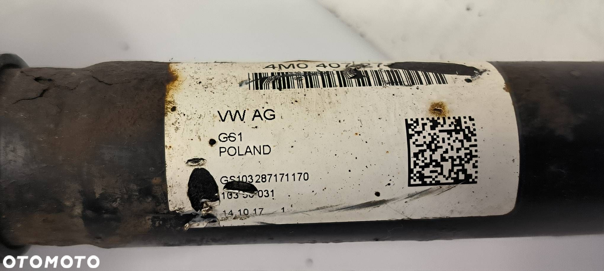 PÓŁOŚ LEWA PRZÓD AUDI Q7 II 4M 4M040727 - 5