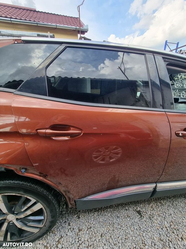Usa Dreapta Spate Peugeot 3008 II 2016 - 2020 SUV 4 Usi Copper Braun Perleffekt ELG (1316) - 1