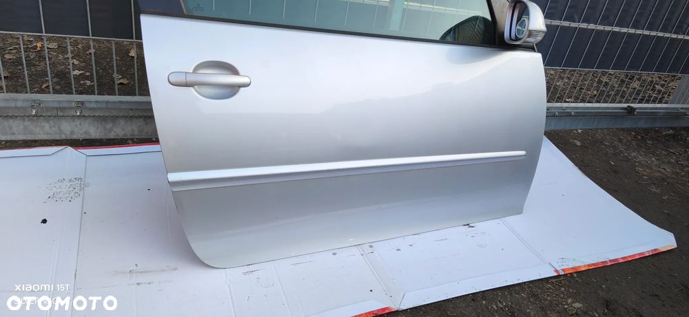 Drzwi kompletne Lewe Prawe VW GOLF 5 LA7W V części przód przednie 3D srebrne kierowcy poszycie - 11