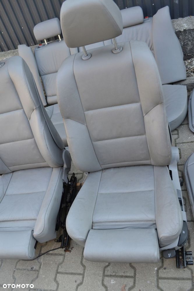 BMW E61 FOTELE SKÓRY KANAPA BOCZKI MPAKIET KOMPLET ANGLIK podgrzewane - 5