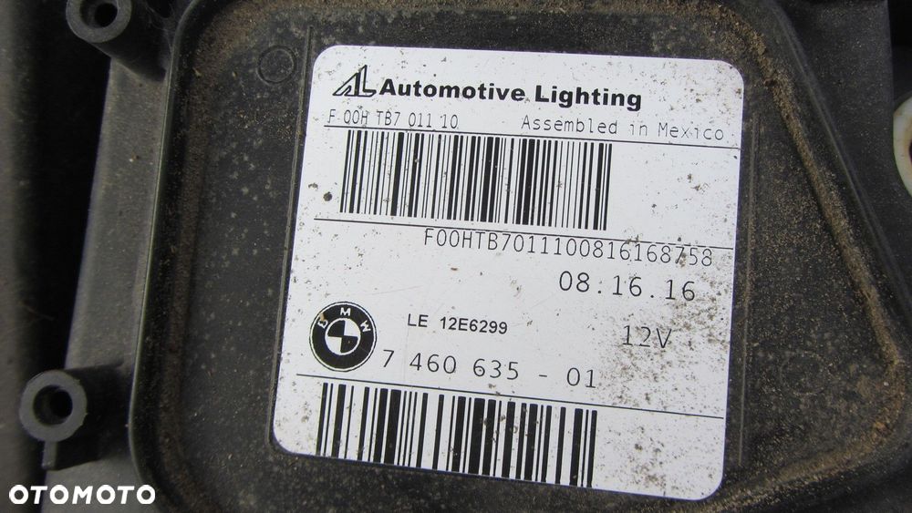 BMW X3 F25 X4 F26 LIFT USA LED ADAPTIVE LEWA LAMPA PRZEDNIA PRZÓD 7460635 - 4
