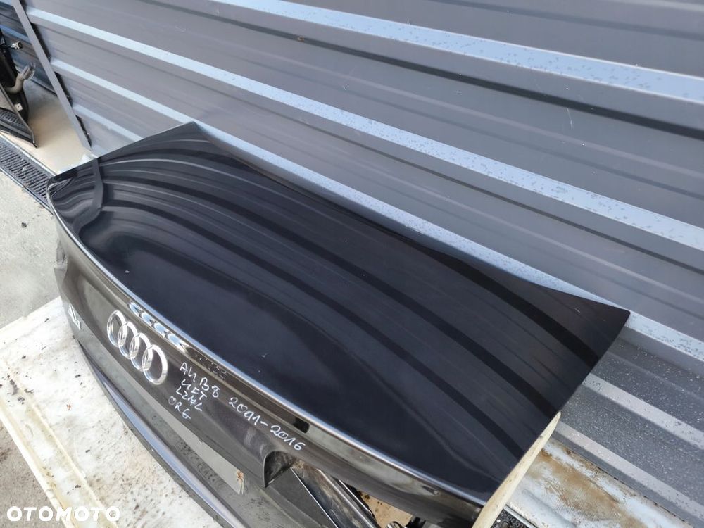 KLAPA TYLNA TYŁ AUDI A4 B8 LIFT SEDAN LZ7L 2011-2016 ORYGINAŁ ! - 7