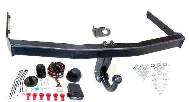 Nowy Kompletny Hak Holowniczy + Wiązka Uniwersalna + Moduł + Kula + Gniazdo elektr. do VW Volkswagen Touran od 2003 do 2014 GWARANCJA - 2