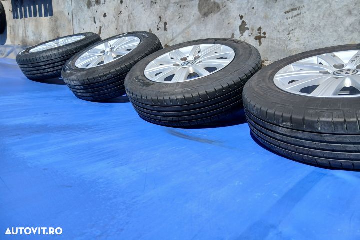 Jante aliaj cu anvelope 15 - set 5K0601025J 195/65 R15 6.5JX15H2 ET50 - 2