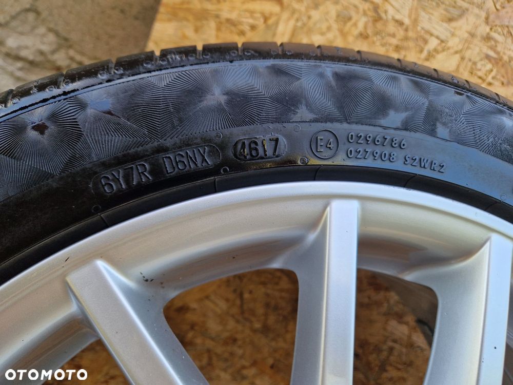 VW FELGI ALUMINIOWE ET54 7Jx17 57,1mm 1K0601025AN OPONY CONTINENTAL 225/45 R17 4,5-5 mm - 10