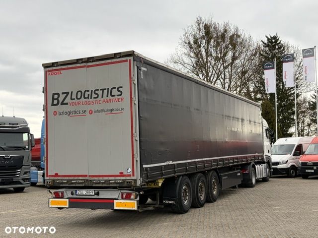 Kögel Kurtyna, SAF, oś podnoszona, dach podnoszony - 1