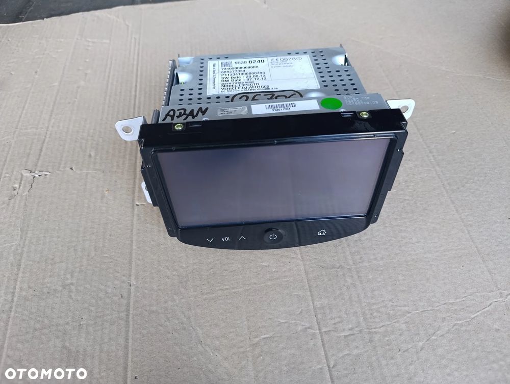 OPEL ADAM RADIO EKRAN WYŚWIETLACZ 95388240 - 2