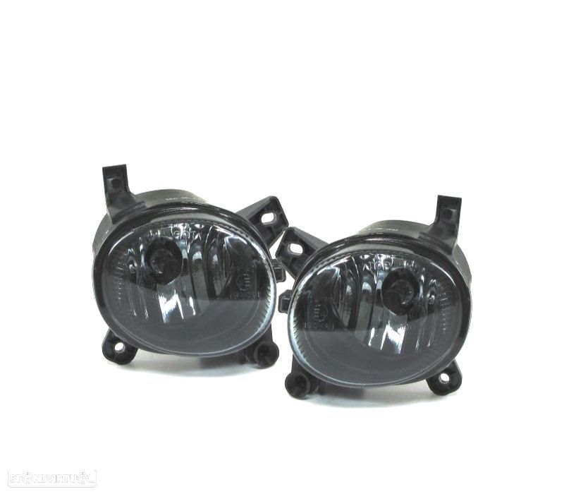 FARÓIS DE NEVOEIRO PARA AUDI A4 A5 8T 8F A6 Q3 A1 VOLKSWAGEN VW PASSAT CC PRETO FUMADO - 1