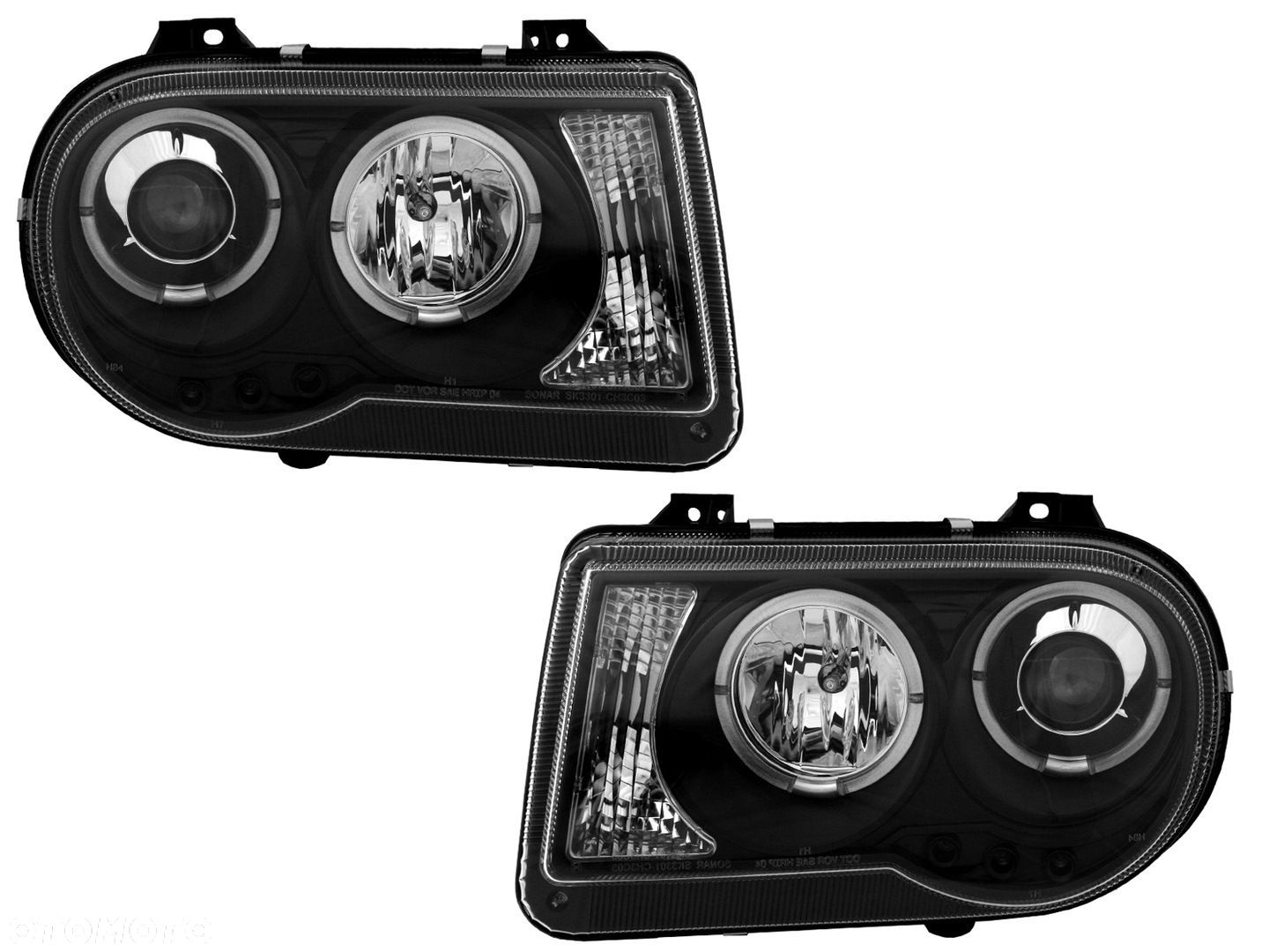 REFLEKTOR LAMPA RINGI LED ANGEL EYES CHRYSLER 300C - 1
