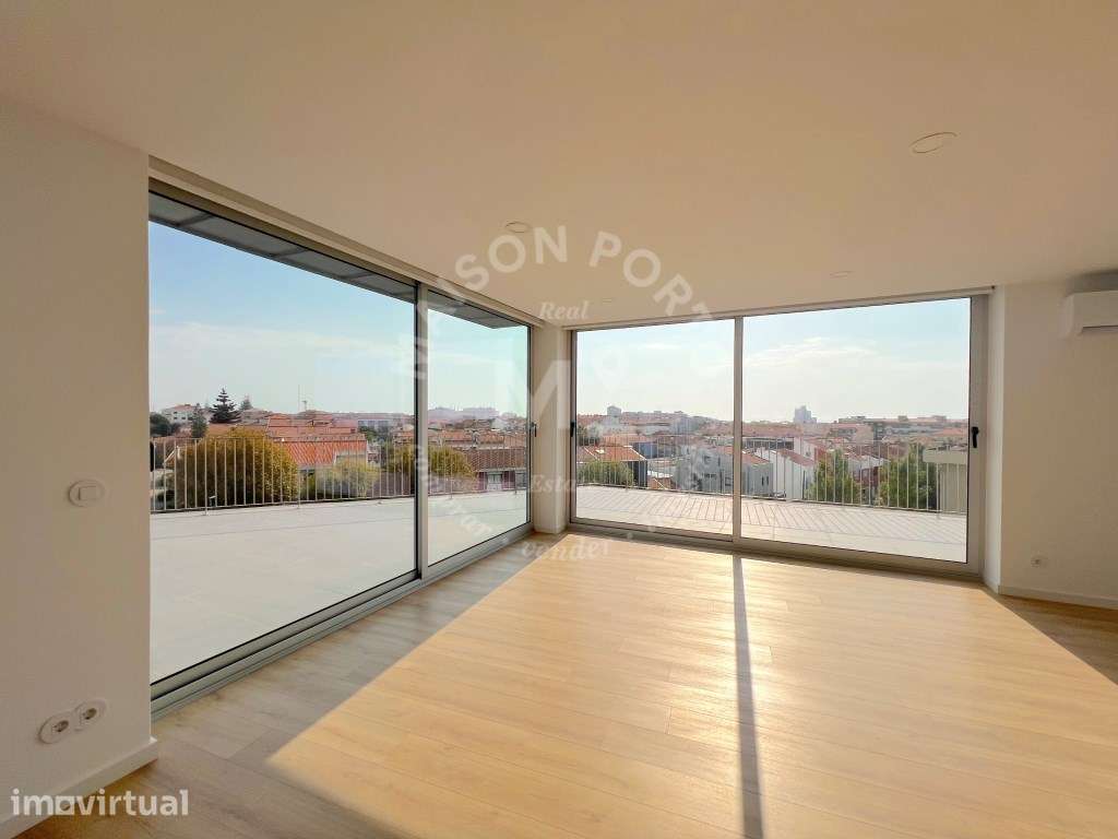 Apartamento T4 com terraço na cobertura de Condomínio Privado com P... - Grande imagem: 3/34