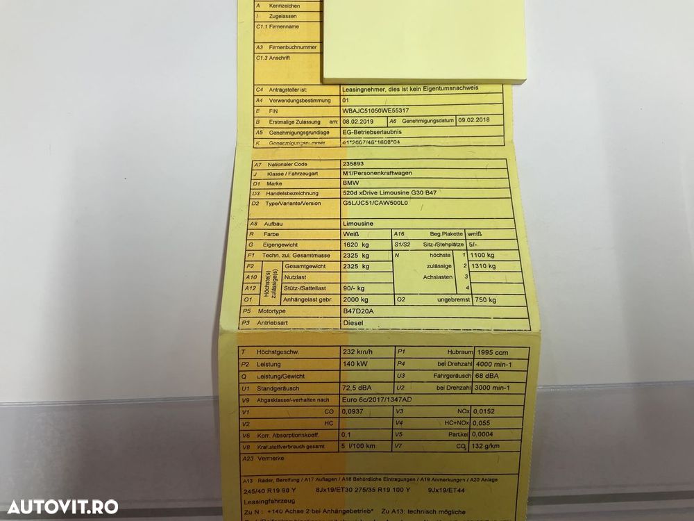 BMW Seria 5 520d Aut. - 32