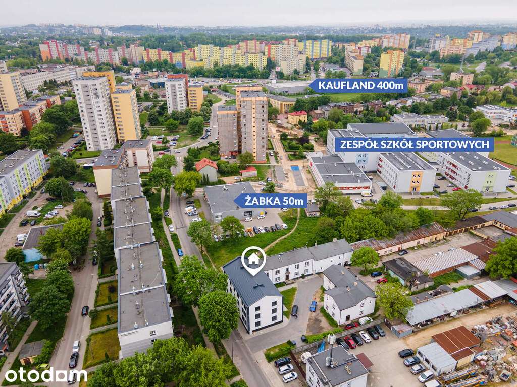 Dwa pokoje w Świetnej lokalizacji Nowy Budynek