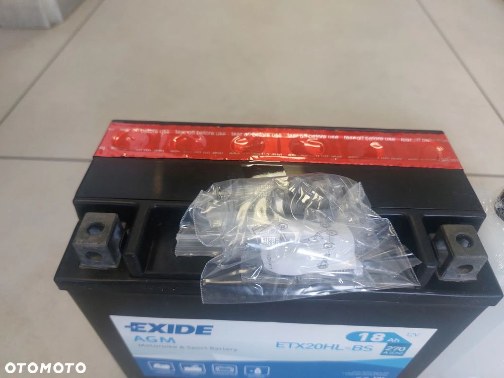 AKUMULATOR EXIDE ETX20HL-BS 12V 18AH 270A P+ AGM MOTOCYKLE QUADY KOSIARKI TRAKTORKI - 3