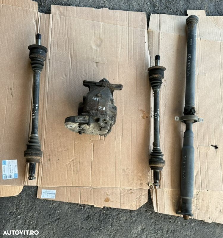 grup diferențial spate bmw x5 e70 x6 e71 raport  3.64 plantară plantare stanga sau dreapta  cadran ax cardanic cod grup P755252705 - 2