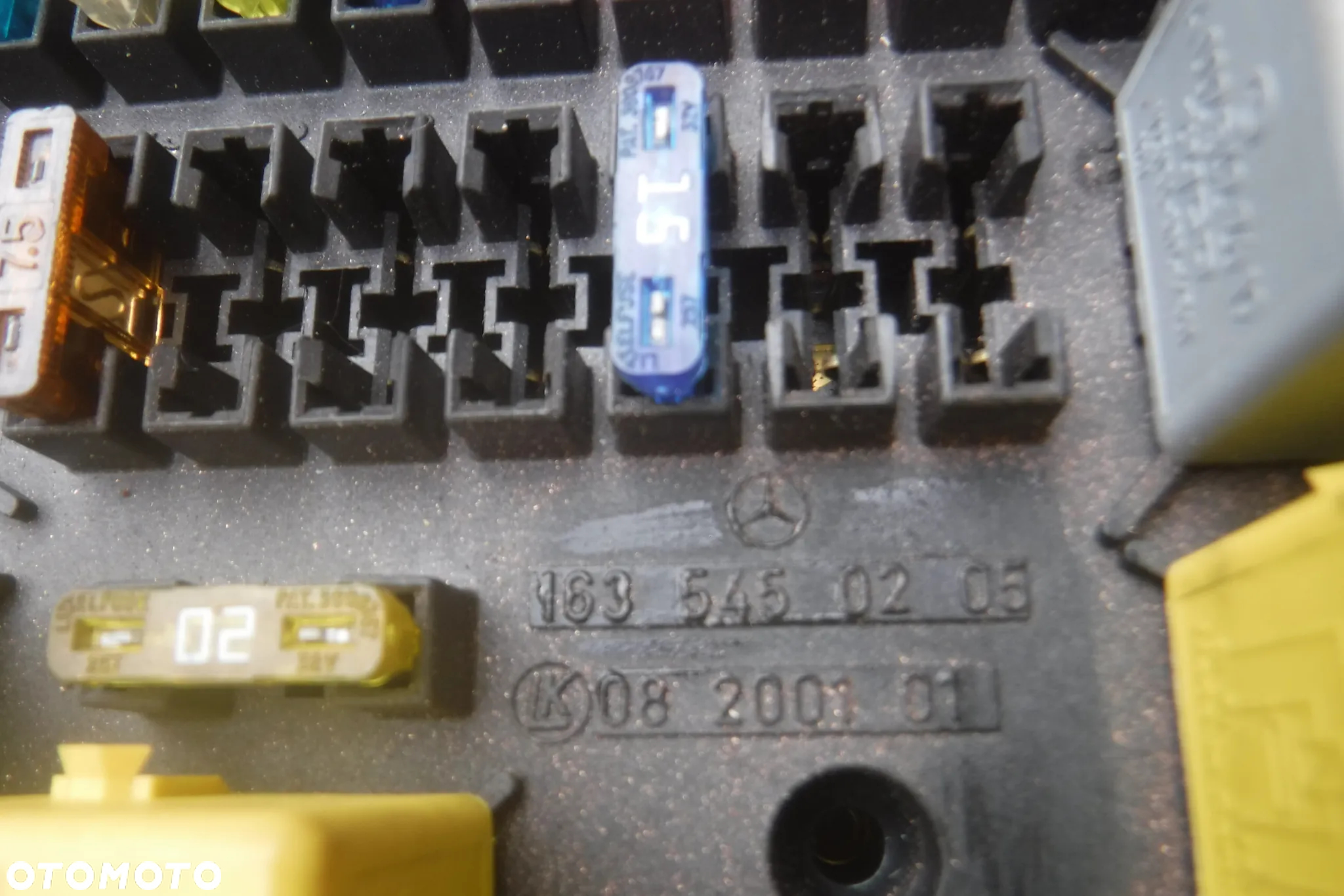 Mercedes ML W163 2.7 skrzynka bezpiecznikow BSI 1635450205 - 6