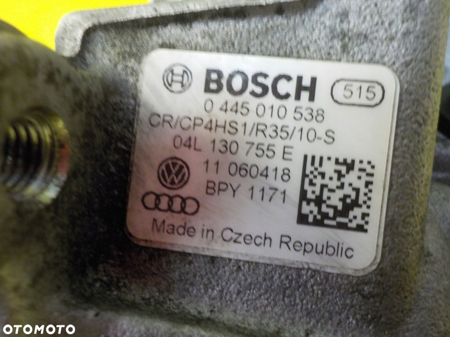 PASSAT B8 SUPERB III 1.6 TDI 17r 120KM DCX pompa wtryskowa 0445010538 - 5