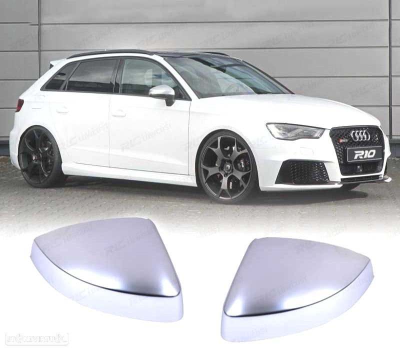 CARCAÇAS DE ESPELHO AUDI A3 8V 13-19 LOOK S3 RS3 - 1