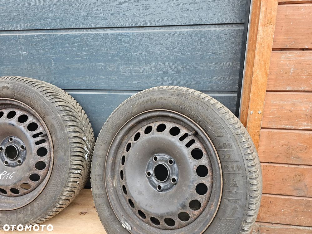 KOŁA FELGI STALOWE OPONY ZIMOWE 205/55 R16 OPEL ASTRA J K MOKKA 5x105 6,5J ET39 - 3