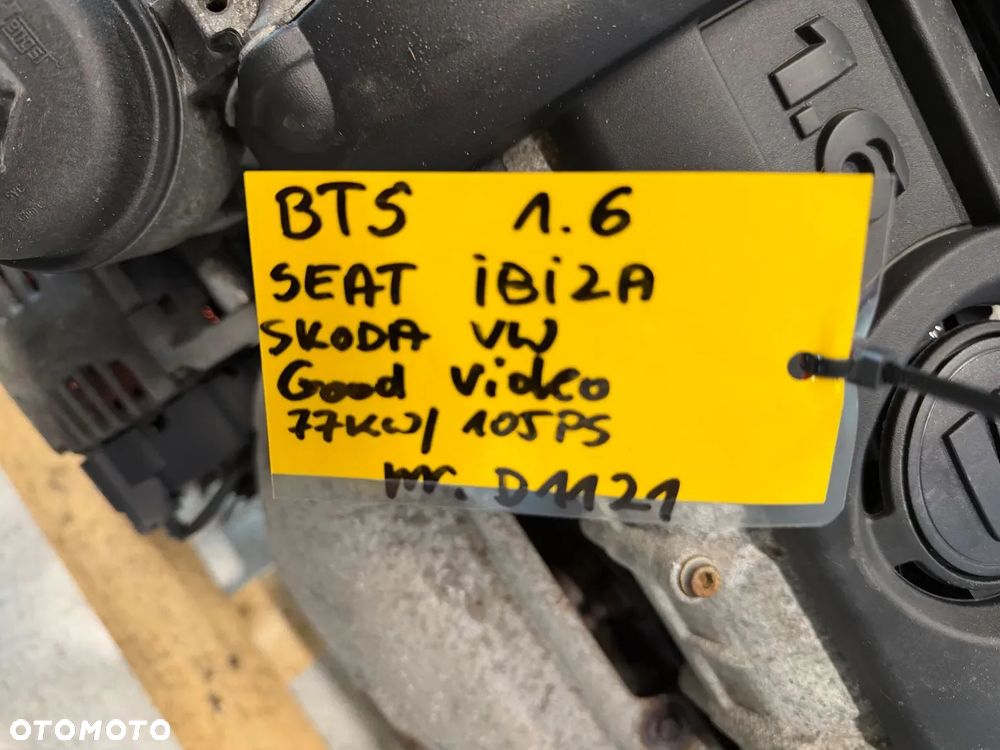 Silnik kompletny Vw 1.6 mpi 16V o kodzie BTS film video - 4
