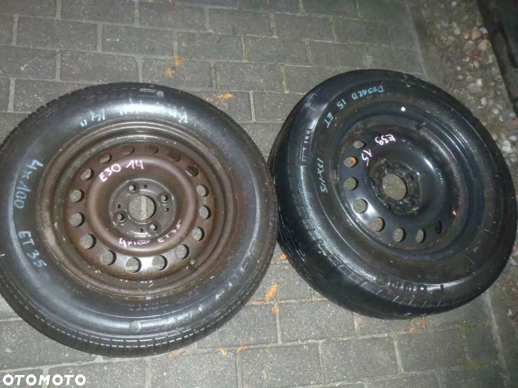 felga felgi koło bmw e30 14 4x100 et35 - 2