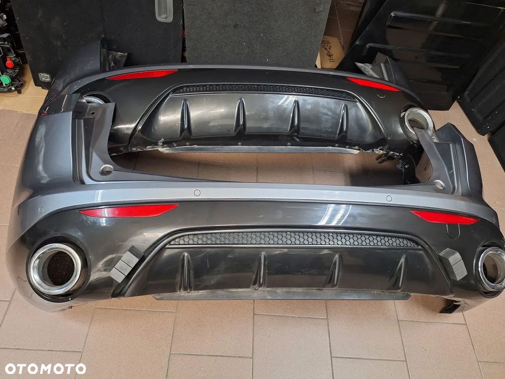 zderzak tyl tylny alfa romeo stelvio veloce ti 2016- pdc  sensor pola orginal  demontaz kpl. - 1