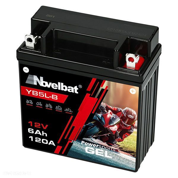 Akumulator Novelbat GEL-YTX7L-BS 7Ah 120A L - 5