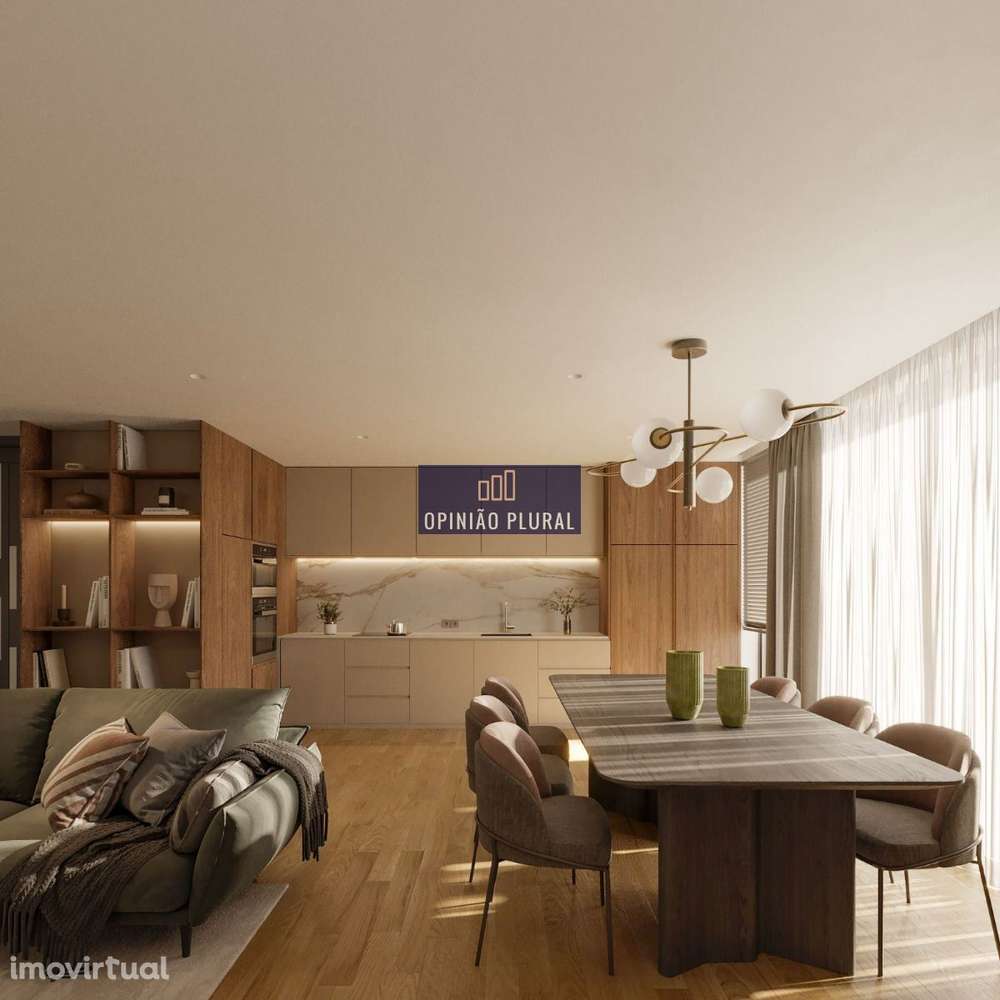 Conforto e Modernidade: Apartamento T3 Novo na Madalena - Grande imagem: 3/17