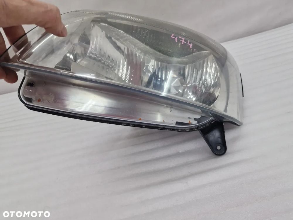 CITROEN BERLINGO I LIFT 02- / PEUGEOT PARTNER LEWA ZWYKŁA LAMPA PRZEDNIA PRZÓD , NR AUKCJI LL474 - 8