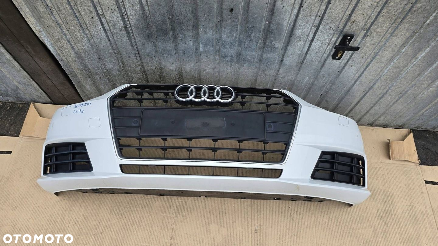 ZDERZAK PRZÓD AUDI A4 B9 8W KOMPLETNY PDC XENON 8W0807437 LS9R - 6