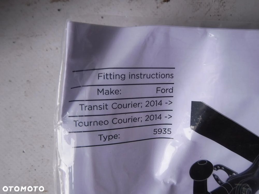 ford transit courier 14r- hak holowniczy nowy brink - 3