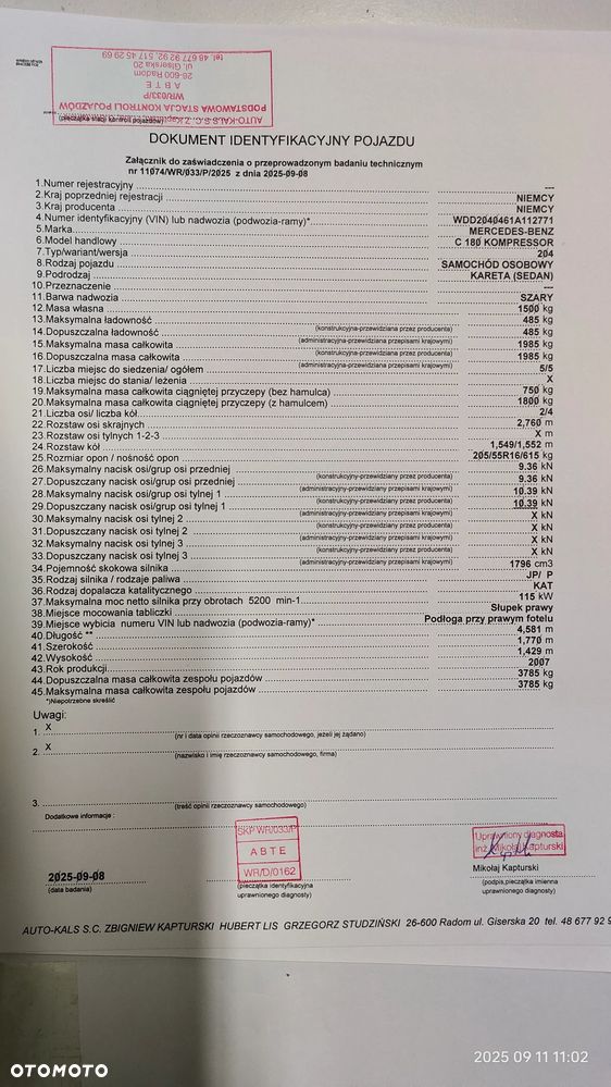 Mercedes-Benz Klasa C 180 Kompressor Automatik Avantgarde - 38