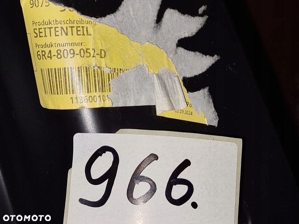 BŁOTNIK PRAWY TYLNY VOLKSWAGEN POLO V 5 POSZYCIE SŁUPEK PRÓG - 5