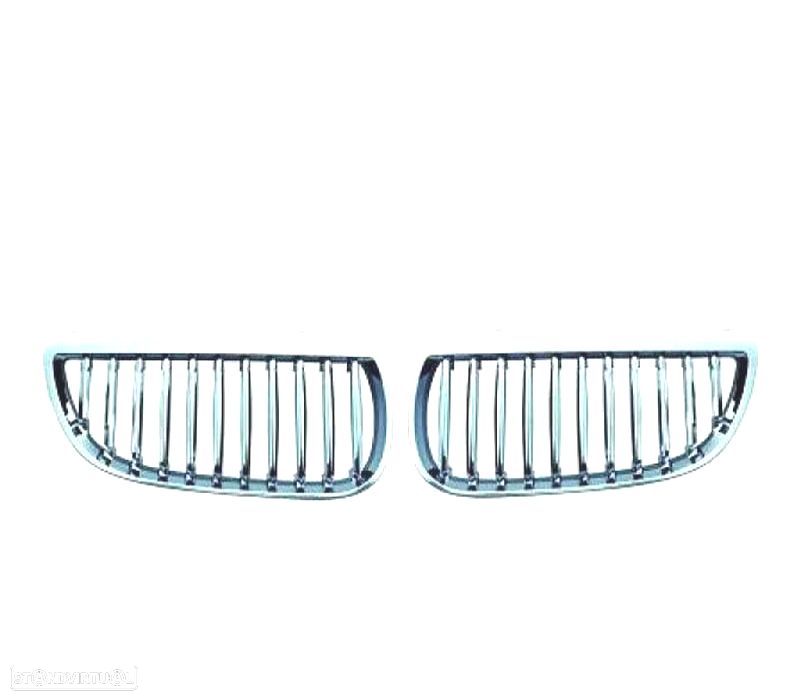 GRELHAS FRONTAIS BMW E92 06-10 CROMADO - 1