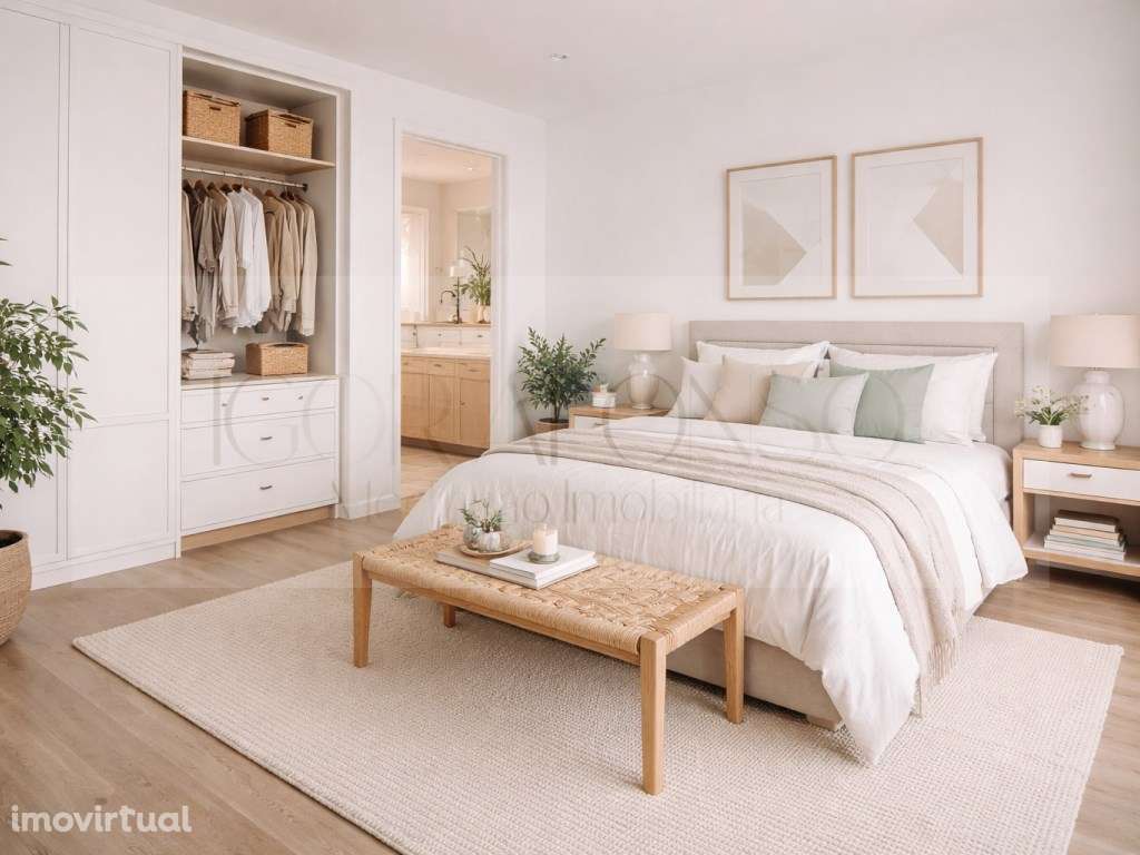Apartamento Moderno T2 com varanda e churrasqueira - Grande imagem: 2/8