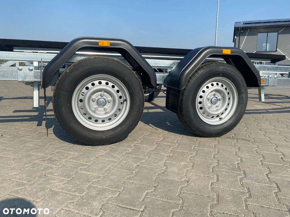 Brenderup Przyczepa pod łódź 7 m DMC2500kg łożyska wodoodporne MOCNA I SOLIDNA PRZYCZEPA PODŁODZIOWA Z PŁOZAMI 2,7M - 11