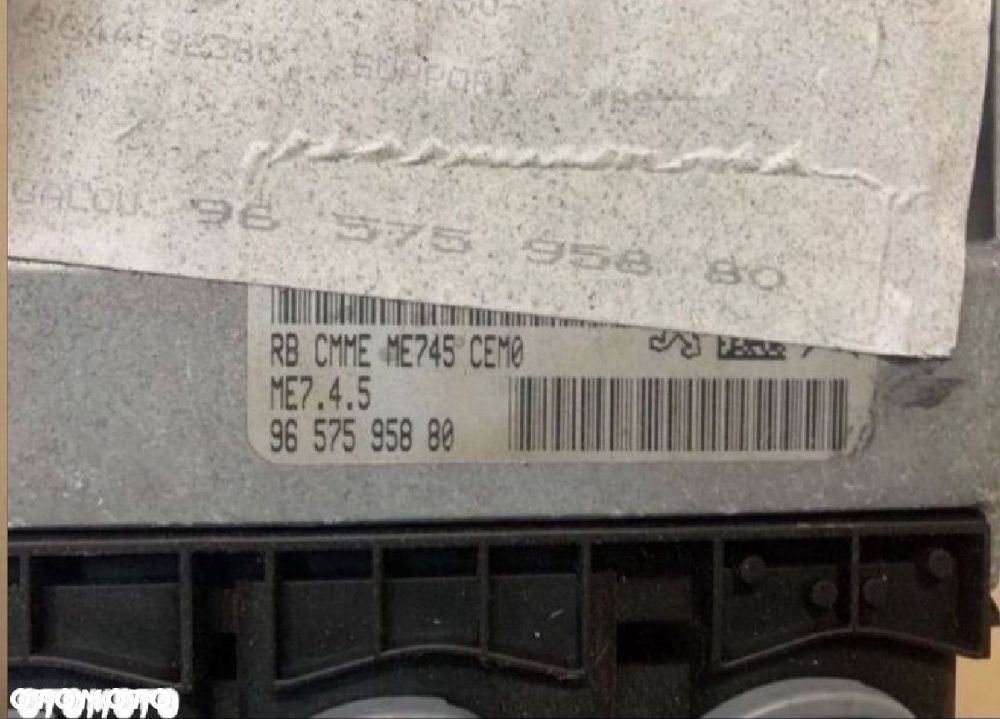 9657595880 sterownik komputer silnika citroen c4 peugeot - 2