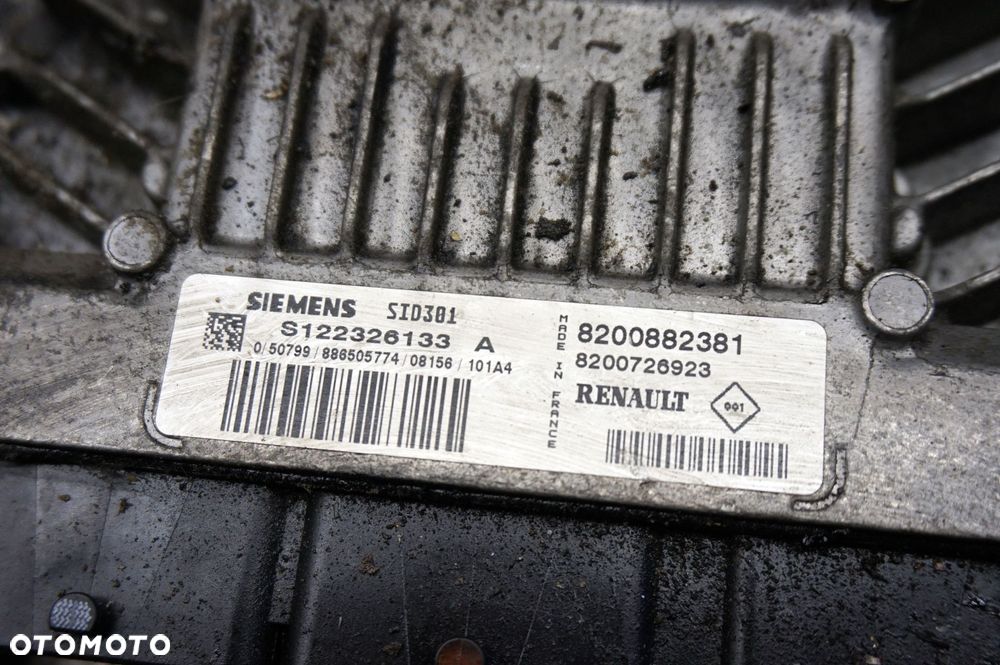 STEROWNIK SILNIKA KOMPUTER LAGUNA III PH1 1.5 DCI 8200882381 S122326133A RENAULT 2007-2012 - 2