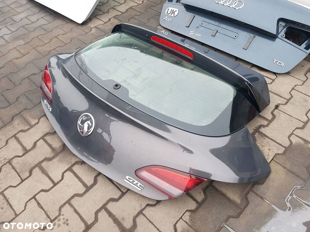 OPEL ASTRA IV J GTC 09-15r COUPE KLAPA BAGAŻNIKA TYŁ TYLNA Z190 - 3