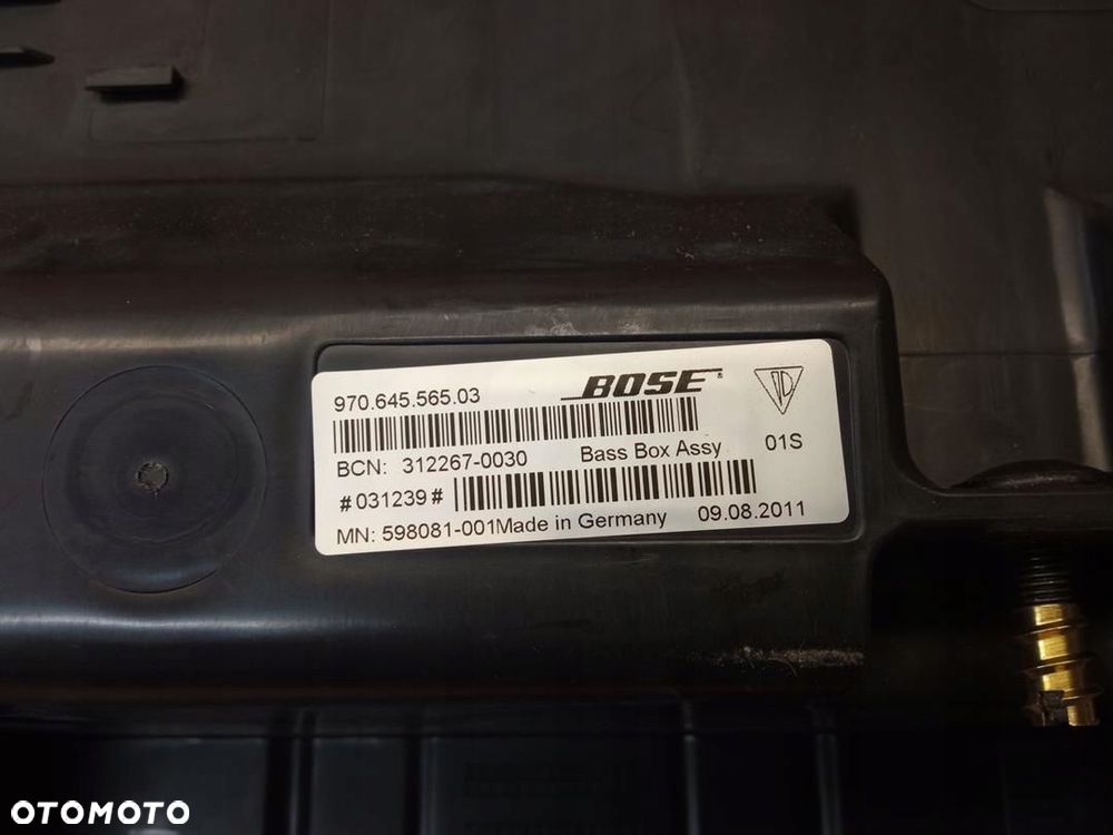 SUBWOOFER BOSE PORSCHE PANAMERA I 970 97064556503 - 7