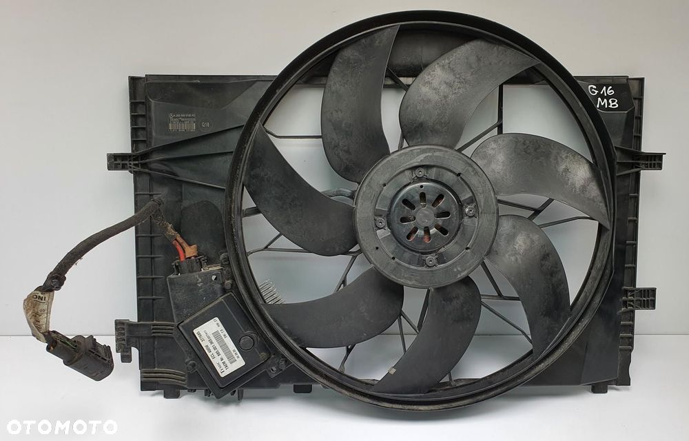 WENTYLATOR CHŁODNICY MERCEDES W203 3.2 V6 A2035000193 885001965 - 3